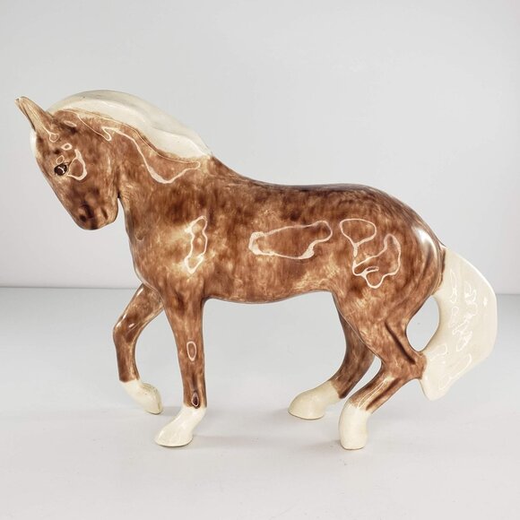 Dorothy Kindell Horse Red Trotting Figurine California Pottery RARE HTF #301 - Picture 9 of 9